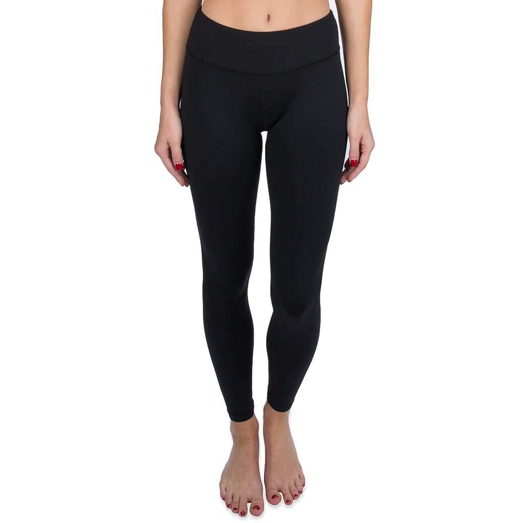 Set in Motion Leggings in Black by Lauren James - Country Club Prep