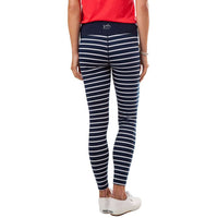 Stripe Performance Legging in Nautical Navy by Southern Tide - Country Club Prep