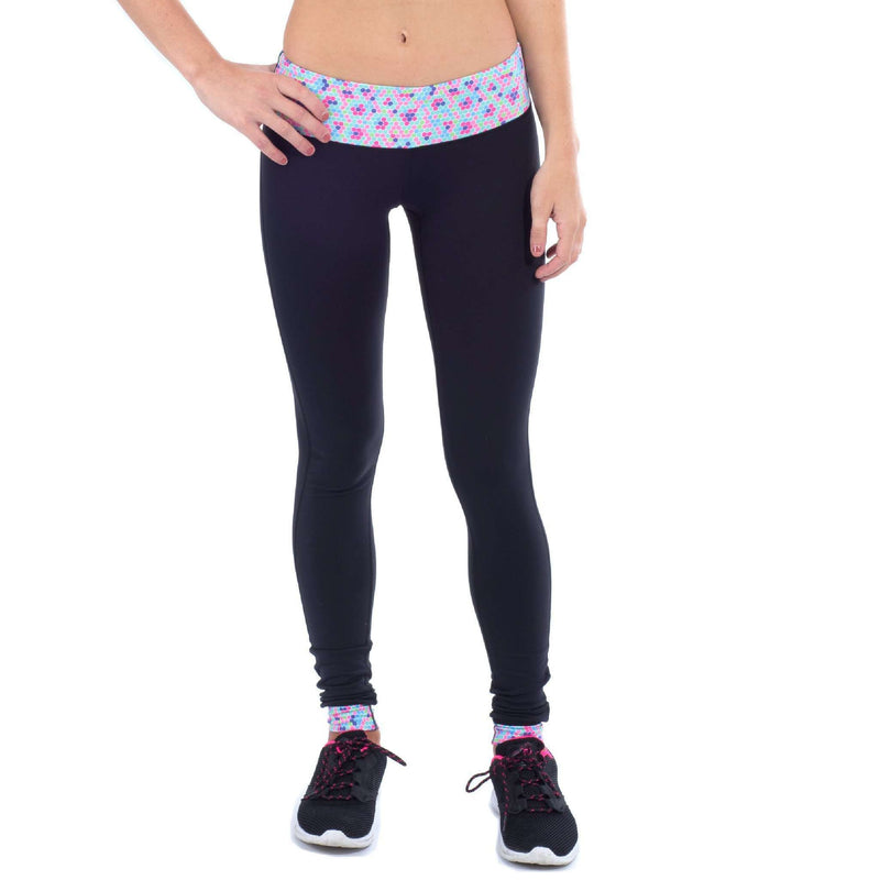 Sweet Bee RunRunner Leggings in Black by Krass & Co - Country Club Prep