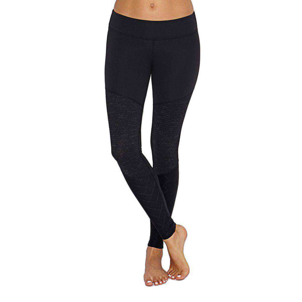 Tres Chic Panel Legging in Black by Beyond Yoga - Country Club Prep