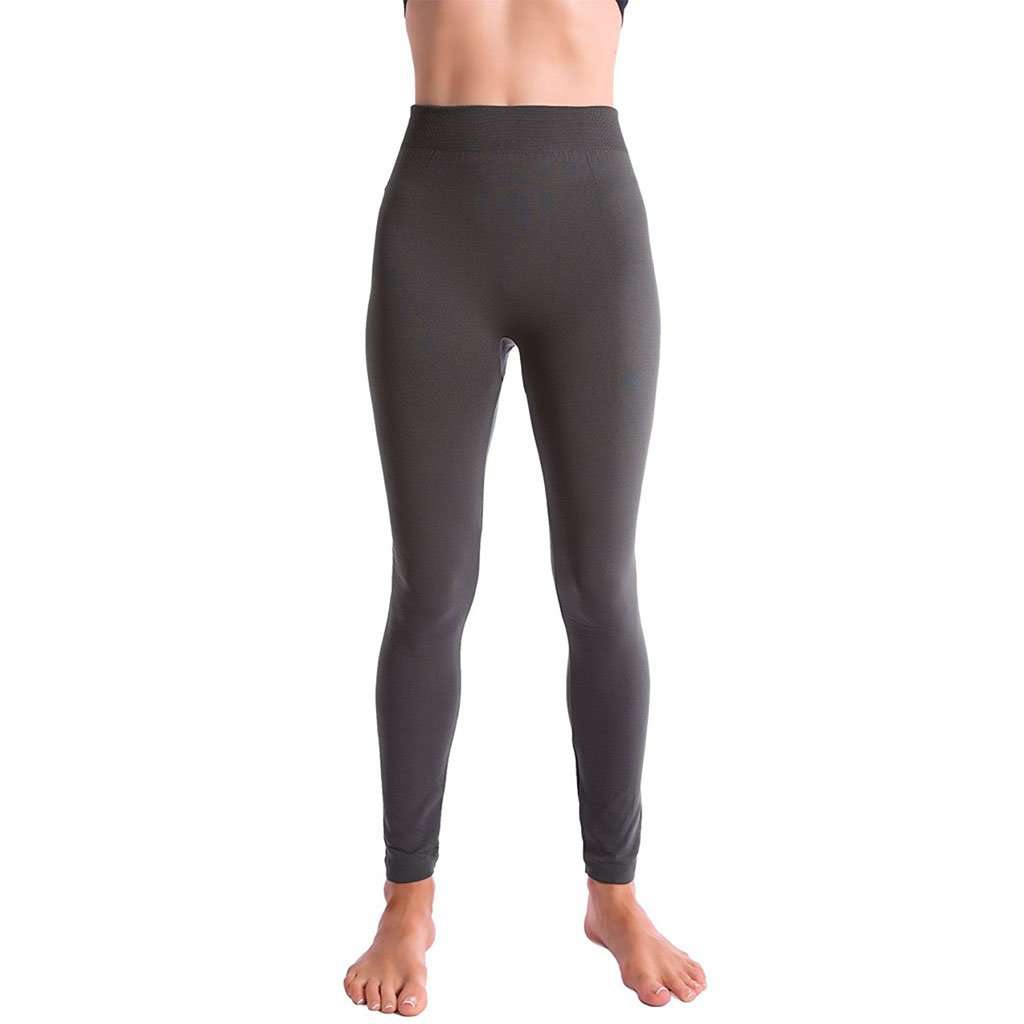 Ultra-Soft Seamless Fleece Lined Leggings in Grey