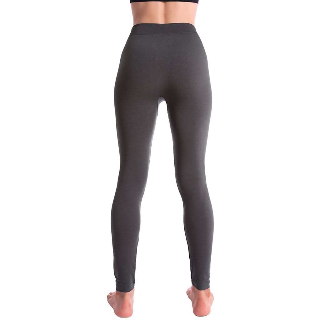 High Waisted Black Fleece Lined Leggings