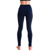 Ultra-Soft Seamless Fleece Lined Leggings in Navy - Country Club Prep