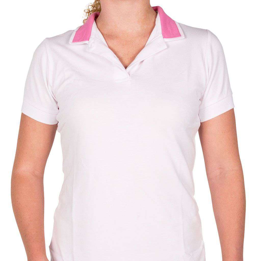The Cove Collar in White by Salmon Cove - Country Club Prep