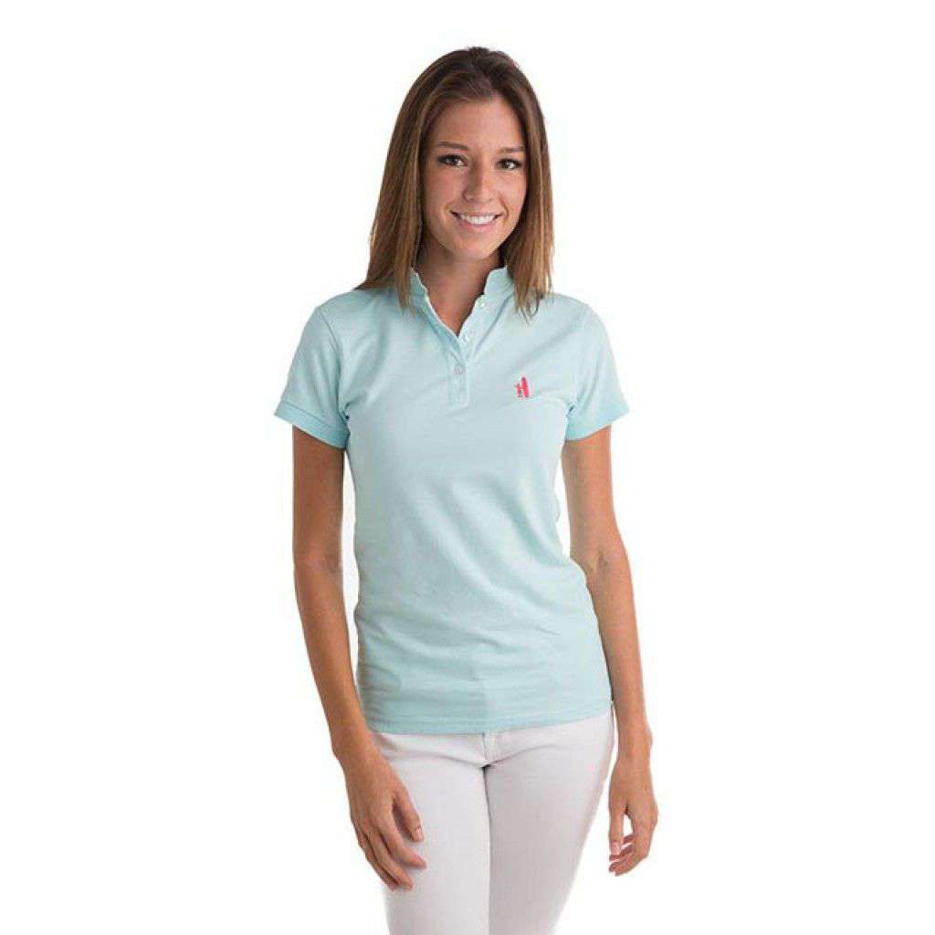 The Wedge Polo in Light Blue by Johnnie-O - Country Club Prep