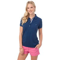 Women's Skipjack Polo in Yacht Blue by Southern Tide - Country Club Prep
