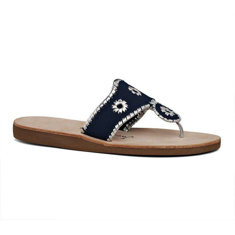 Boating Jacks in Midnight and Silver by Jack Rogers - Country Club Prep