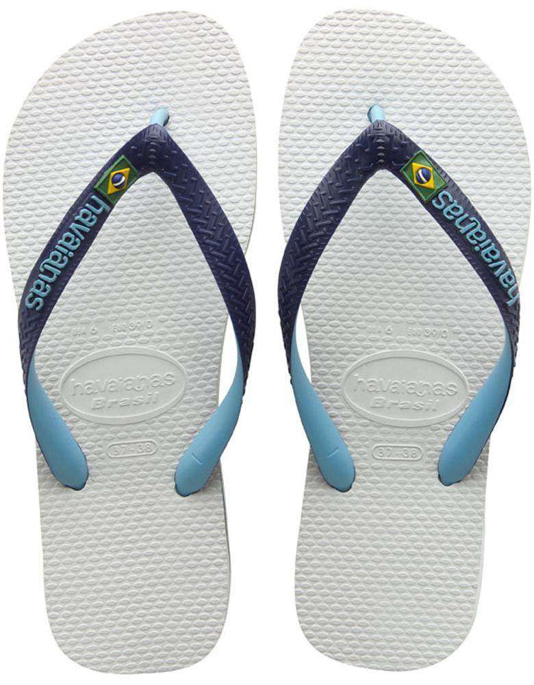 Brazil Mix Sandals in White by Havaianas - Country Club Prep