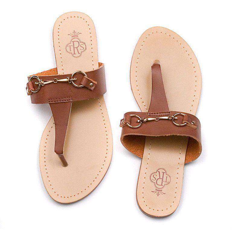 Caroline Sandal in Brown by The Royal Standard - Country Club Prep