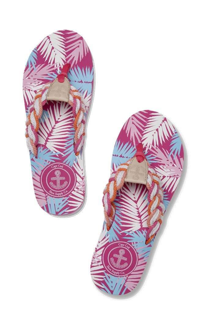 Mainsail Flip Flop in Palm by Cape Cod Shoe Supply Co. - Country Club Prep