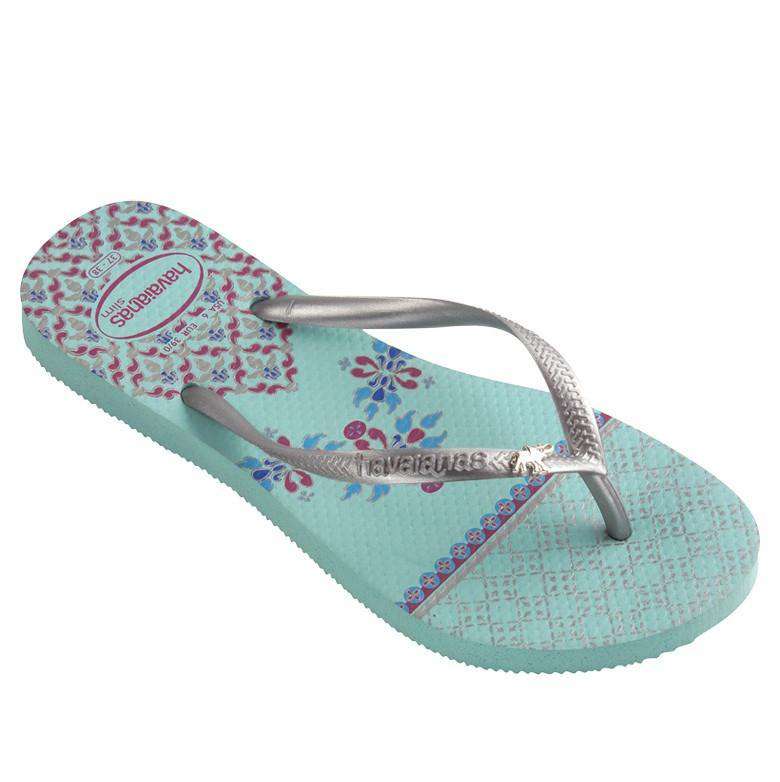 Slim Royal Sandals in Acqua by Havaianas - Country Club Prep