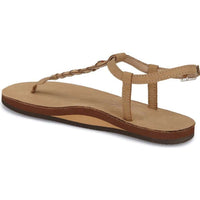 Women's T-Street Single Layer Leather Sandal in Sierra Brown by Rainbow Sandals - Country Club Prep