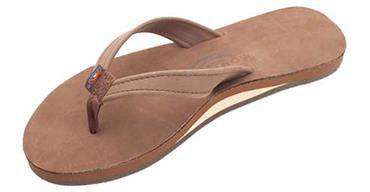Women's Catalina Tapered Strap Premier Leather Sandal in Expresso by Rainbow Sandals - Country Club Prep