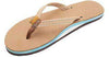 Women's Tropics Leather Sandal in Sierra Brown w/ Ocean Blue Midsole by Rainbow Sandals - Country Club Prep