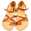 The Troy Sandal in Tan by The Mallard - Country Club Prep