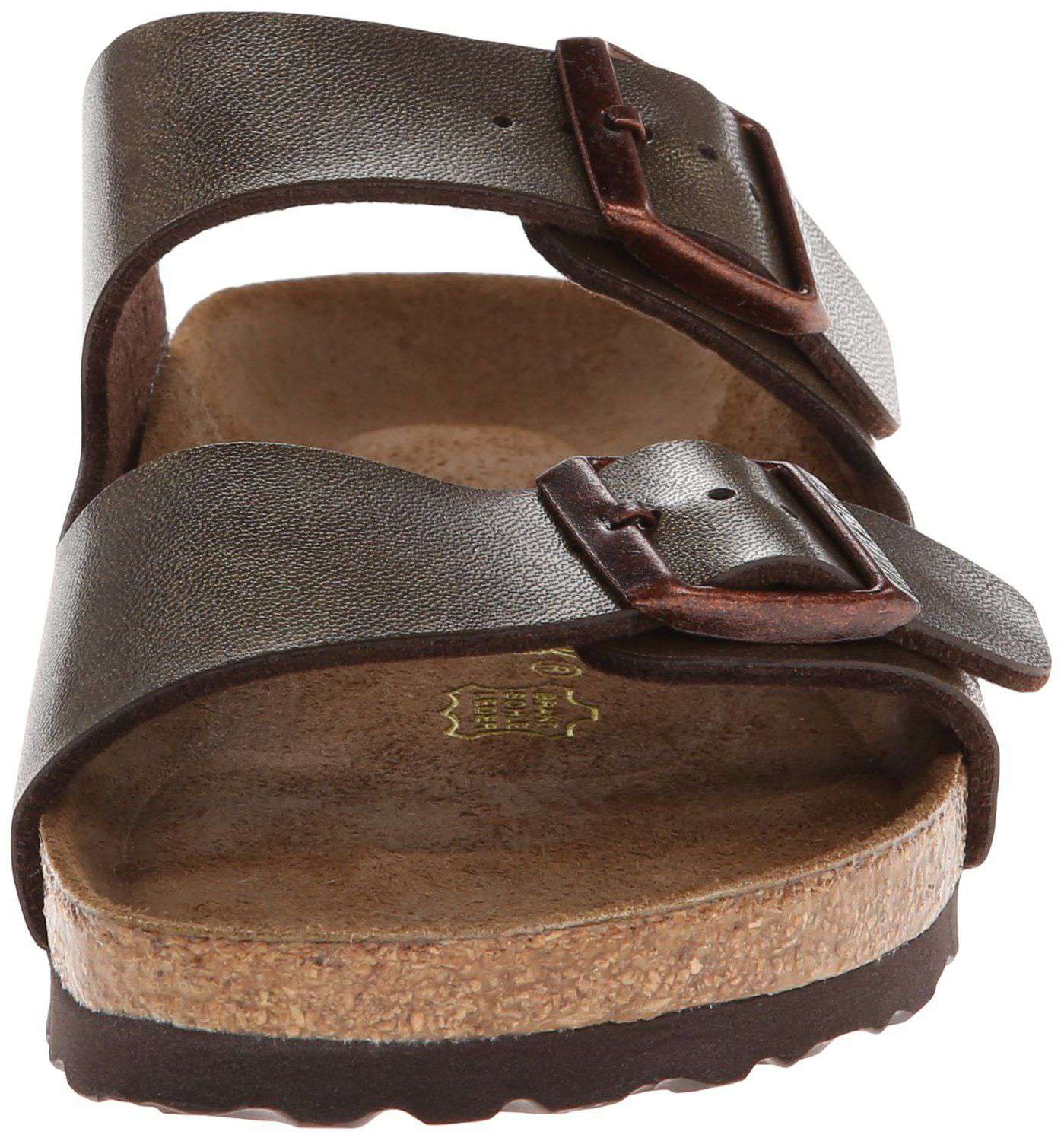 Women's Arizona Sandal in Golden Brown with Soft Footbed by Birkenstock - Country Club Prep