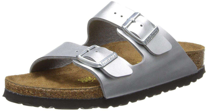 Women's Arizona Sandal in Silver by Birkenstock - Country Club Prep