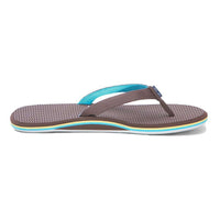 Women's Dunes Flip Flop in Brown, Yellow & Blue by Hari Mari - Country Club Prep