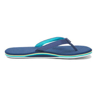 Women's Dunes Flip Flop in Navy, Yellow & Green by Hari Mari - Country Club Prep