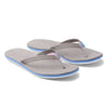 Women's Fields Flip Flop in Light Gray, Blue & Pink by Hari Mari - Country Club Prep