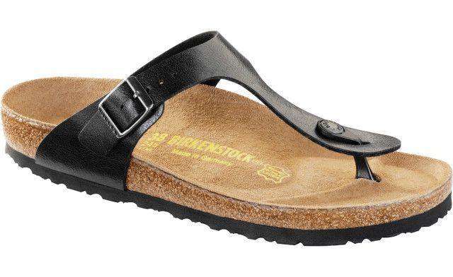 Women's Gizeh Sandal in Licorice by Birkenstock - Country Club Prep