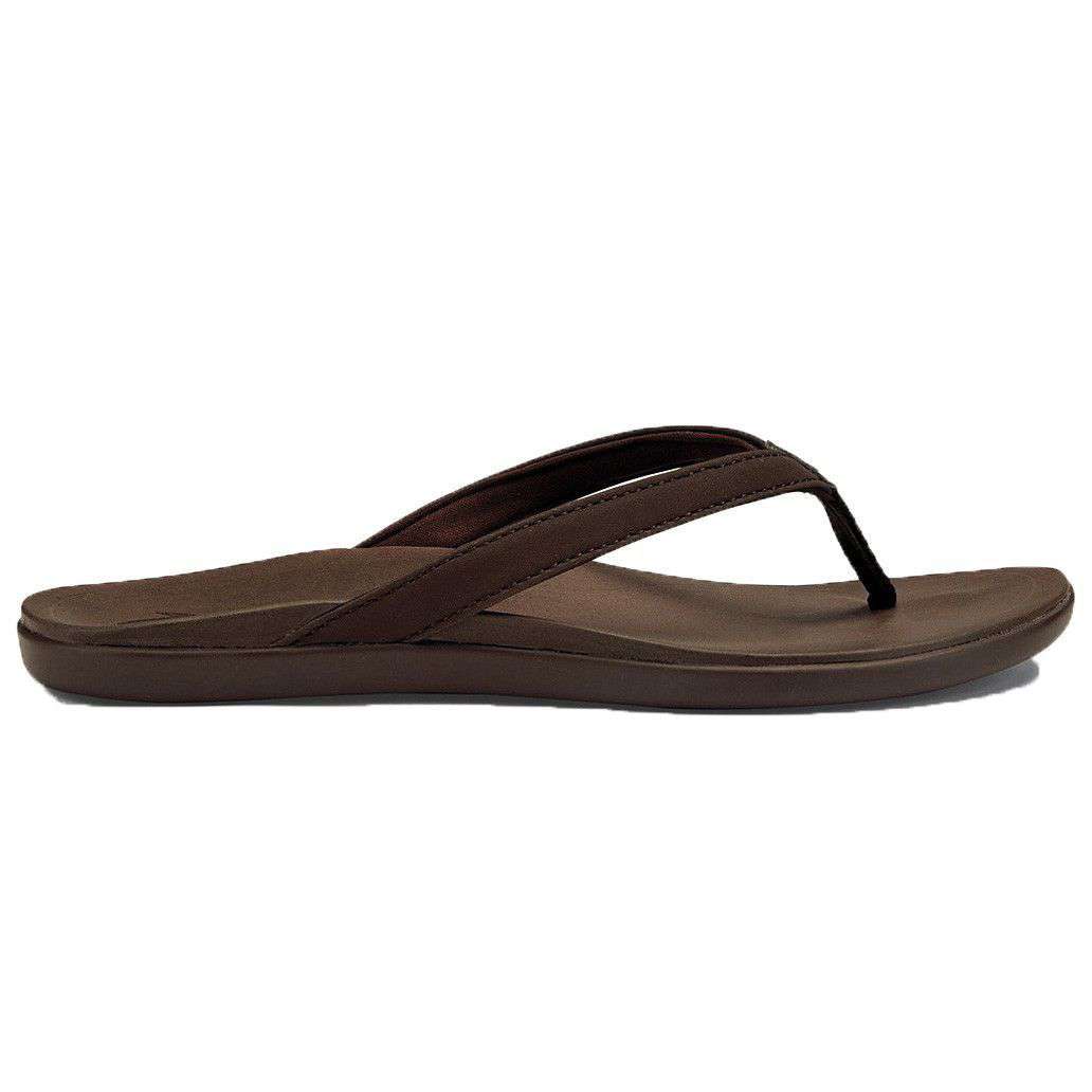 Women's Ho'opio Sandal in Kona Coffee Brown by Olukai - Country Club Prep