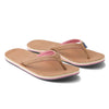 Women's Lakes Flip Flop in Tan & Pink by Hari Mari - Country Club Prep