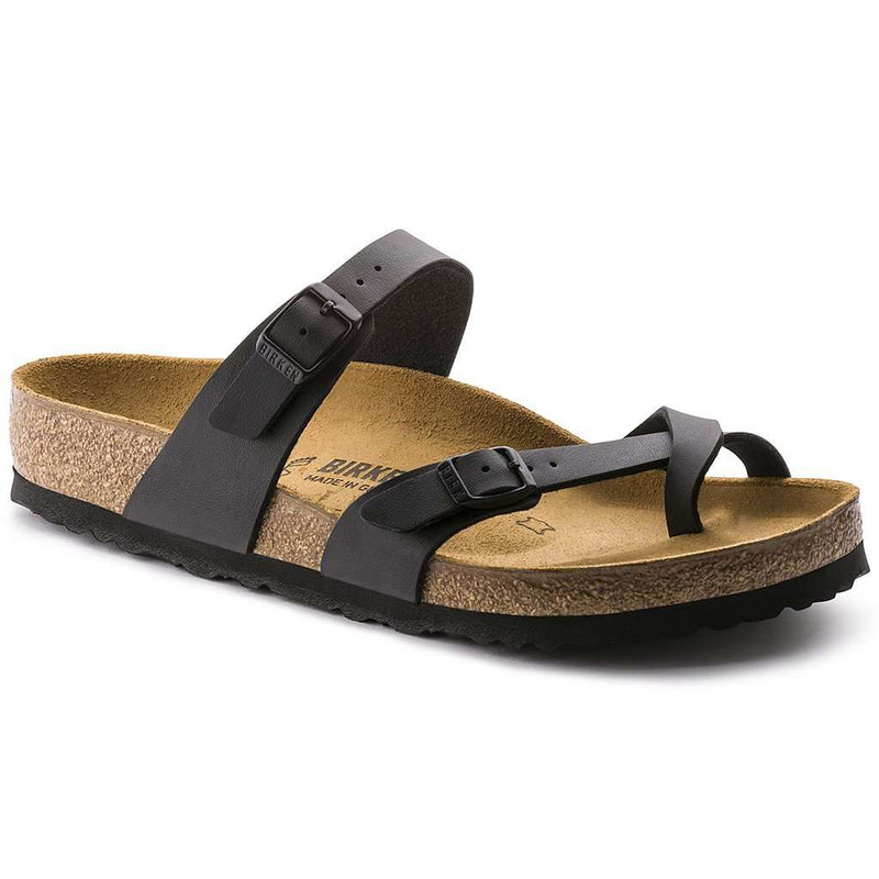 Women's Mayari Sandal in Black by Birkenstock - Country Club Prep