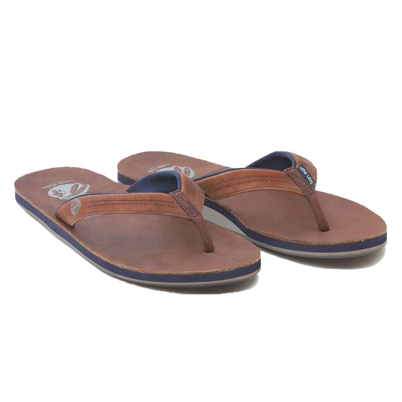 Women's Nokona Flip Flop in Walnut by Hari Mari - Country Club Prep