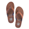 Women's Nokona Flip Flop in Walnut by Hari Mari - Country Club Prep