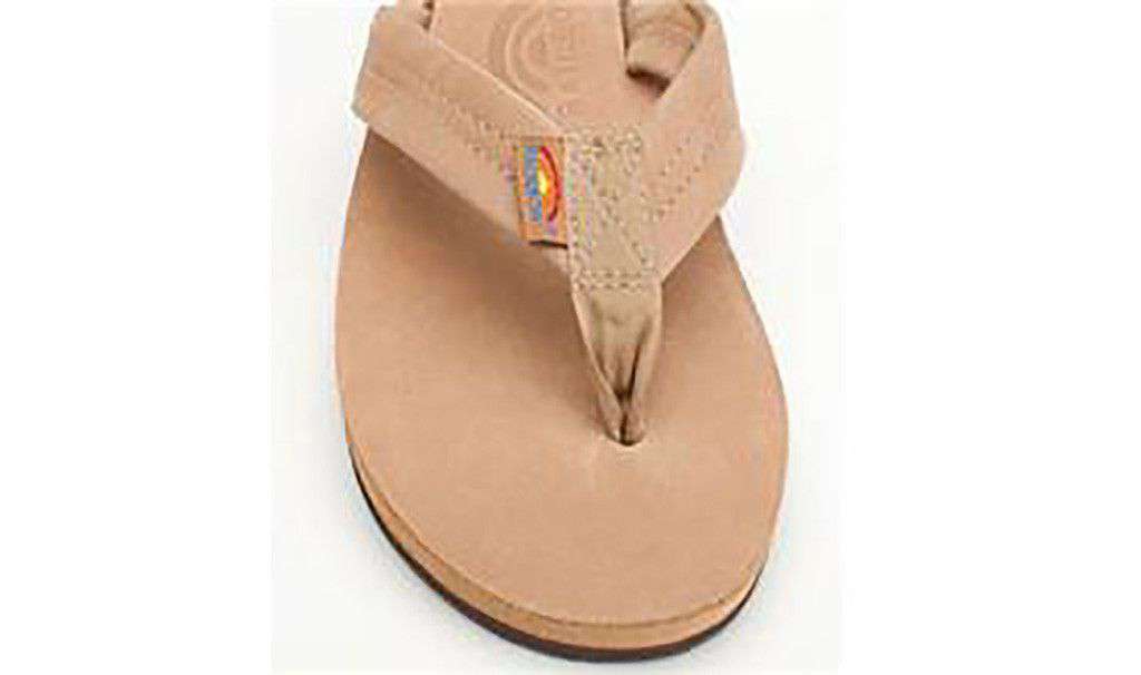 Women's Premier Leather Double Layer Arch Sandal in Sierra Brown by Rainbow Sandals - Country Club Prep
