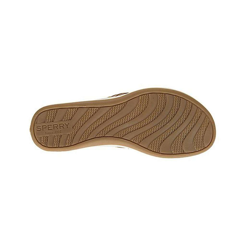 Women's Seabrook Surf Flip Flop in Cork by Sperry - Country Club Prep