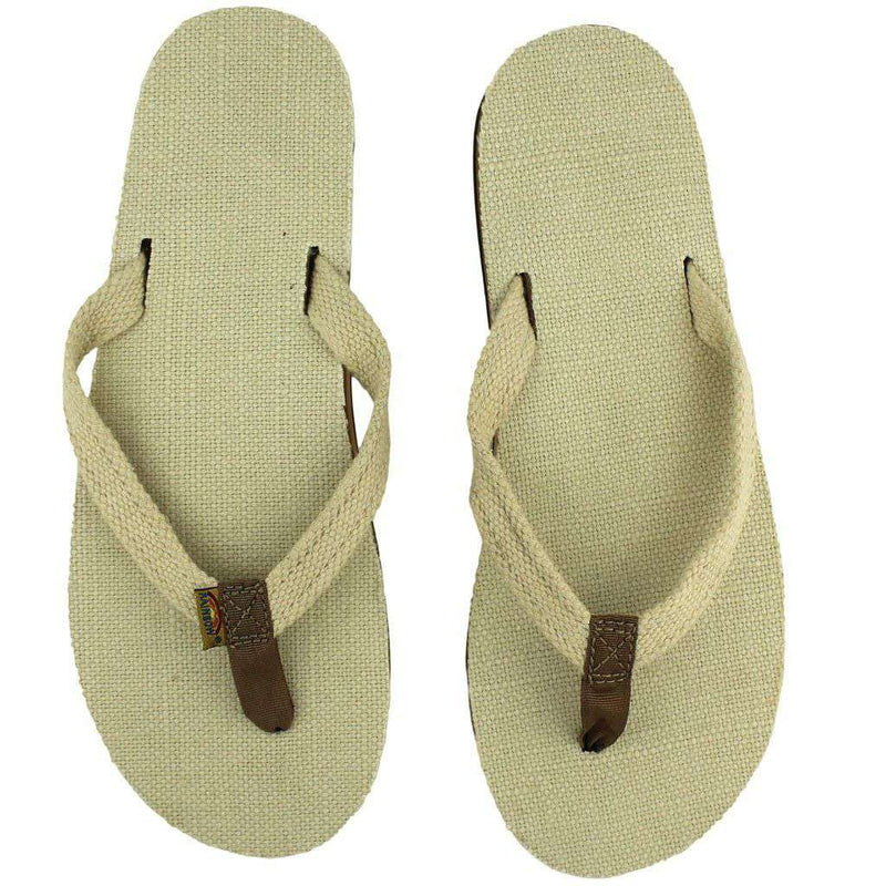 Hemp sandal unisex, Natural