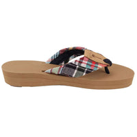 Women's Traditional Madras Sandal by Eliza B. - Country Club Prep