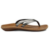 Women's U'I Sandal in Pewter Black & Sahara Brown by Olukai - Country Club Prep