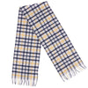 Bolt Tattersall Scarf in Grey/Navy/Yellow by Barbour - Country Club Prep