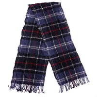 Colton Tartan Scarf in Navy and Red by Barbour - Country Club Prep