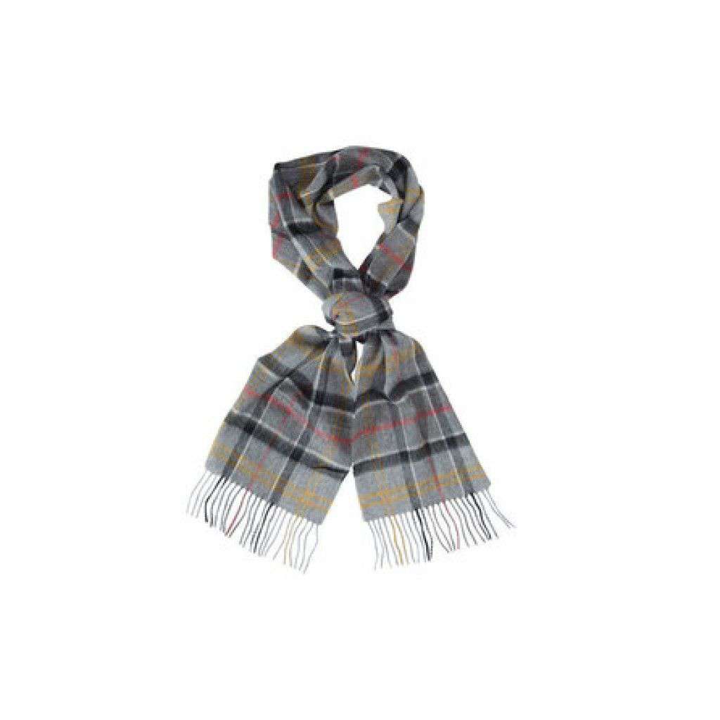 Dress Merino Cashmere Tartan Scarf by Barbour - Country Club Prep