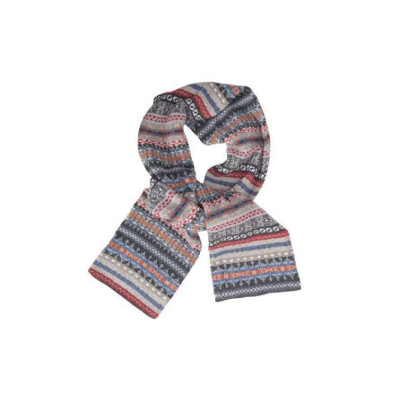 Melrose Scarf in Grey Multi by Barbour - Country Club Prep