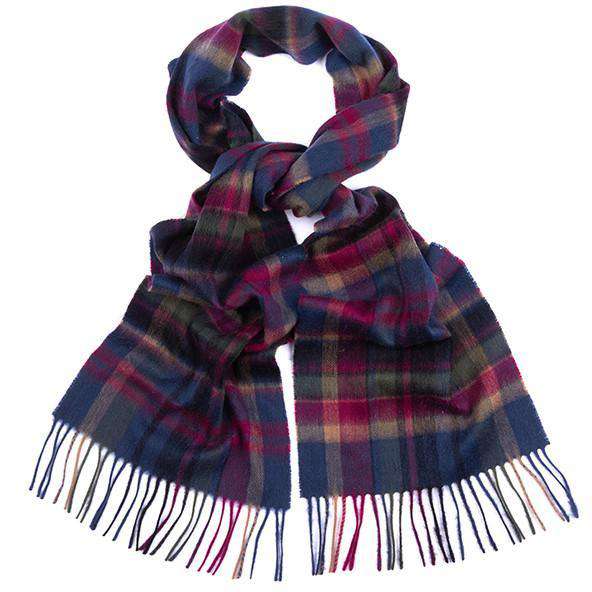 Vintage Winter Plaid Scarf by Barbour - Country Club Prep