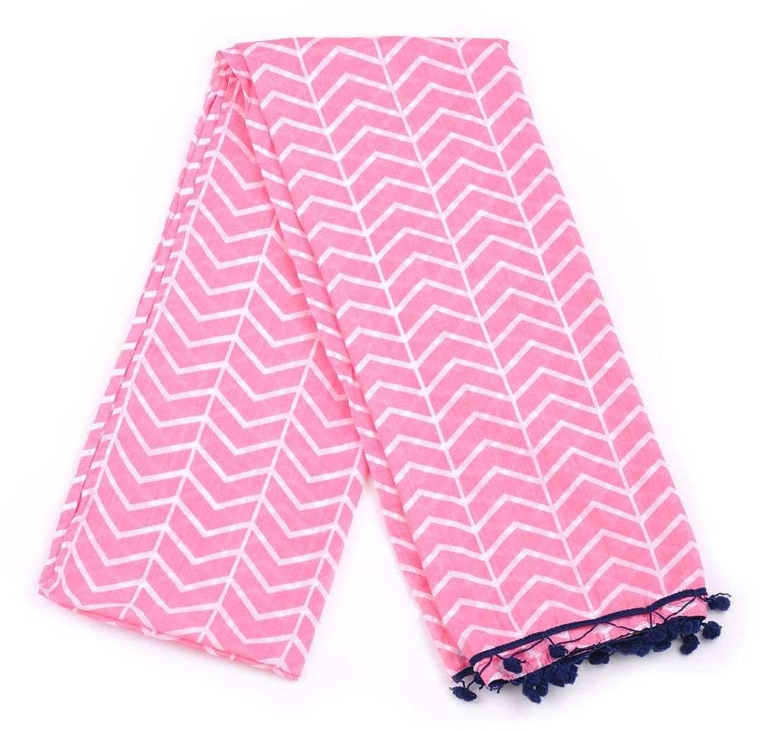 Women's Vortex Scarf in Pink by Malabar Bay - Country Club Prep