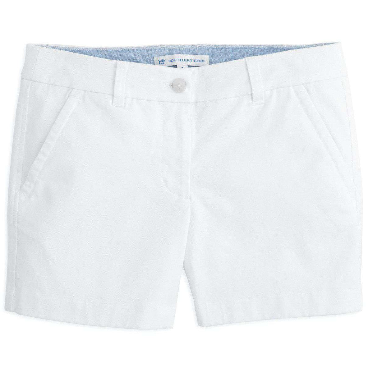 5" Caroline Short in Classic White by Southern Tide - Country Club Prep