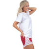 Alabama Jersey Shorties in Crimson by Lauren James - Country Club Prep