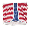 Alpha Omicron Pi Shorts in Red, White and Blue by Krass & Co. - Country Club Prep