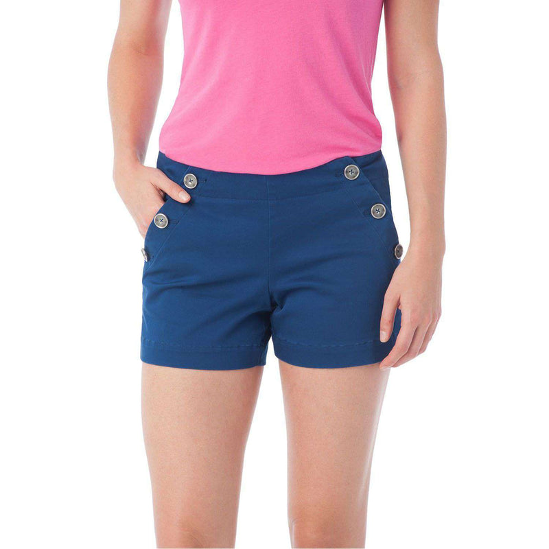 Amelia Nautical Short in Yacht Blue by Southern Tide - Country Club Prep