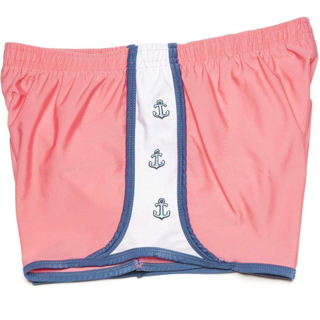 Anchors Aweigh Shorts in Coral by Krass & Co. - Country Club Prep