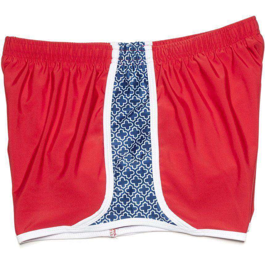 Campus Crush Shorts In Red by Krass & Co. - Country Club Prep