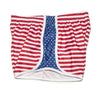Chi Omega Shorts in Red, White and Blue by Krass & Co. - Country Club Prep