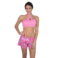 Front Runner Sport Shorts in Tulip Print by Lauren James - Country Club Prep