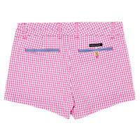Gingham Brighton Short in Pink by Southern Marsh - Country Club Prep